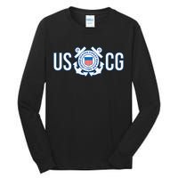 Us Coast Guard Uscg United States Anchor Tall Long Sleeve T-Shirt