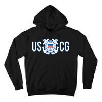 Us Coast Guard Uscg United States Anchor Tall Hoodie