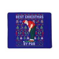 Ugly Christmas Golf Santa Claus Pun Gift Mousepad