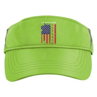 Us Coast Guard Veteran Appreciation Retiret Gift Adult Drive Performance Visor