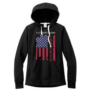 Us Coast Guard Veteran Appreciation Retiret Gift Women's Fleece Hoodie