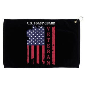 Us Coast Guard Veteran Appreciation Retiret Gift Grommeted Golf Towel