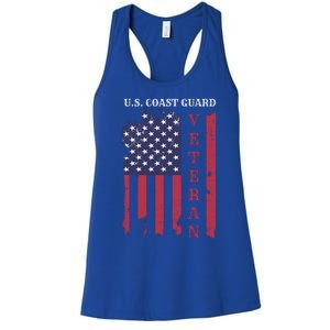 Us Coast Guard Veteran Appreciation Retiret Gift Women's Racerback Tank