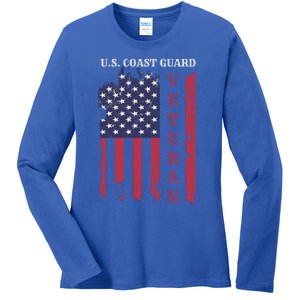 Us Coast Guard Veteran Appreciation Retiret Gift Ladies Long Sleeve Shirt