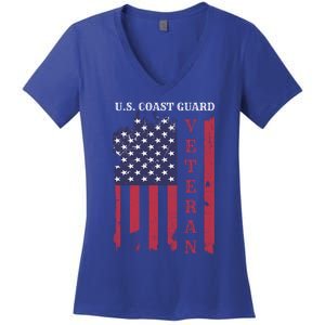 Us Coast Guard Veteran Appreciation Retiret Gift Women's V-Neck T-Shirt