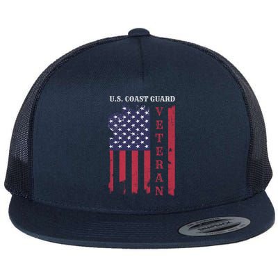 Us Coast Guard Veteran Appreciation Retiret Gift Flat Bill Trucker Hat