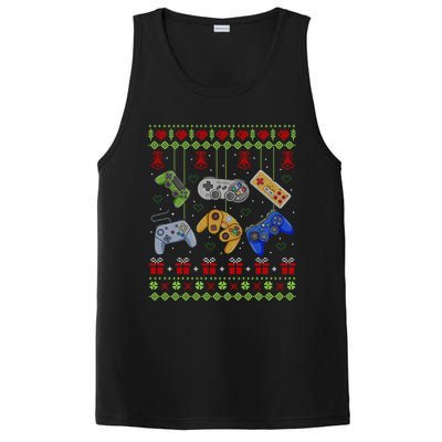 Ugly Christmas Gamers Video Game Controller Santa Elf PosiCharge Competitor Tank