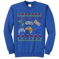 Ugly Christmas Gamers Video Game Controller Santa Elf Sweatshirt