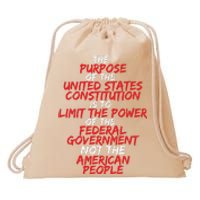 US Constitution Gift Constitution Clarification Drawstring Bag