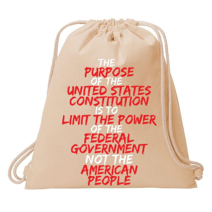 US Constitution Gift Constitution Clarification Drawstring Bag