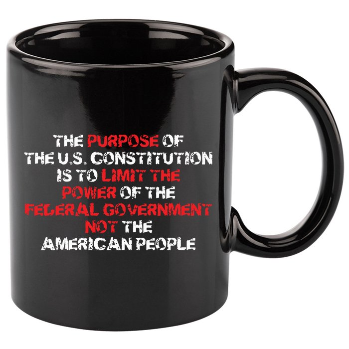 US Constitution Gift Constitution Clarification Pro 2A 11oz C Handle Ceramic Mug