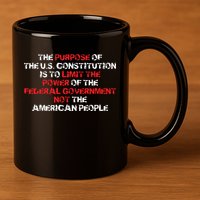 US Constitution Gift Constitution Clarification Pro 2A 11oz C Handle Ceramic Mug