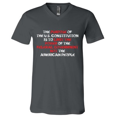 US Constitution Gift Constitution Clarification Pro 2A V-Neck T-Shirt