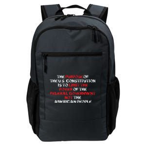 US Constitution Gift Constitution Clarification Pro 2A Daily Commute Backpack