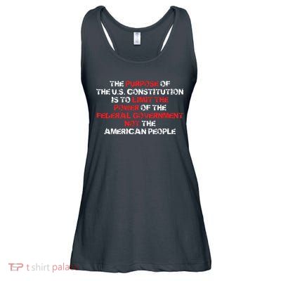 US Constitution Gift Constitution Clarification Pro 2A Ladies Essential Flowy Tank