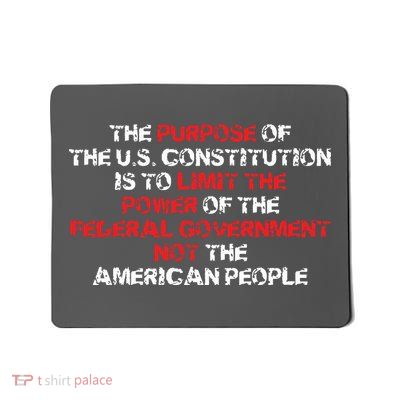 US Constitution Gift Constitution Clarification Pro 2A Mousepad