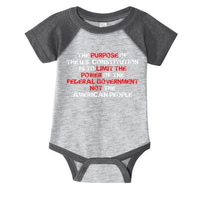 US Constitution Gift Constitution Clarification Pro 2A Infant Baby Jersey Bodysuit