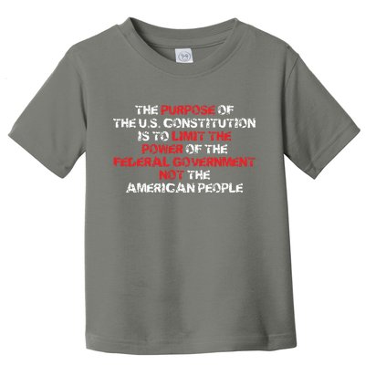 US Constitution Gift Constitution Clarification Pro 2A Toddler T-Shirt