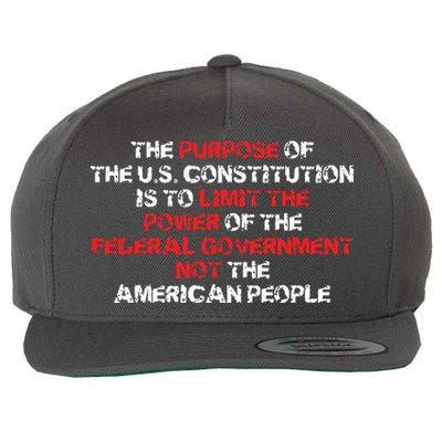 US Constitution Gift Constitution Clarification Pro 2A Wool Snapback Cap