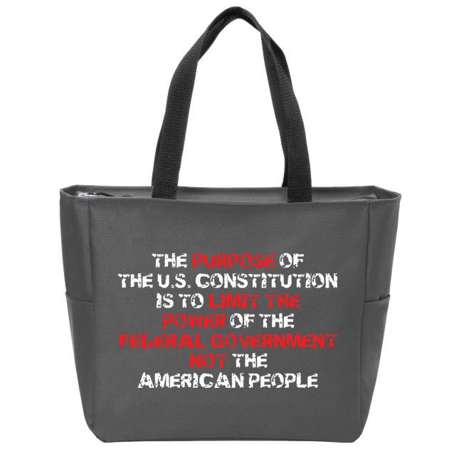 US Constitution Gift Constitution Clarification Pro 2A Zip Tote Bag