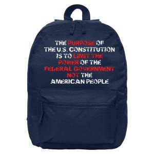 US Constitution Gift Constitution Clarification Pro 2A 16 in Basic Backpack