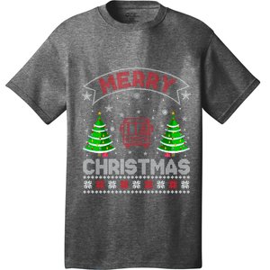 Ugly Christmas Gift Xmas Tree Lighting School Bus Driver T-Shirt