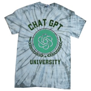 University Chat Gpt Tie-Dye T-Shirt