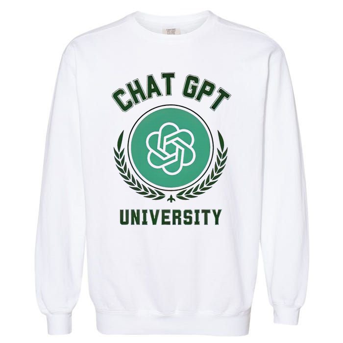 University Chat Gpt Garment-Dyed Sweatshirt