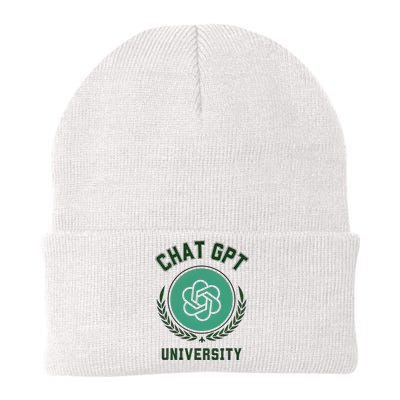 University Chat Gpt Knit Cap Winter Beanie