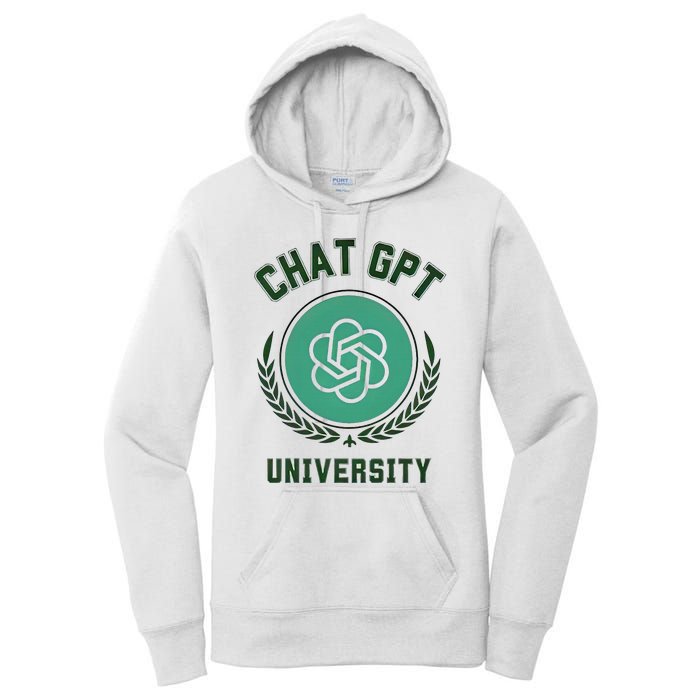 University Chat Gpt Women's Pullover Hoodie