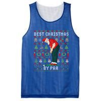 Ugly Christmas Golf Santa Claus Pun Gift Mesh Reversible Basketball Jersey Tank