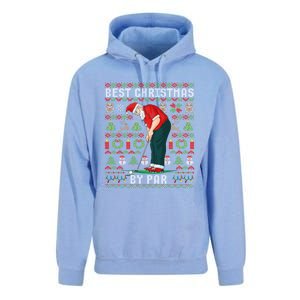 Ugly Christmas Golf Santa Claus Pun Gift Unisex Surf Hoodie