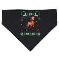 Ugly Christmas Horse Lover Santa Hat Animals Xmas Gift USA-Made Doggie Bandana