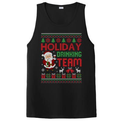 Ugly Christmas Holiday Drinking Team Gift PosiCharge Competitor Tank