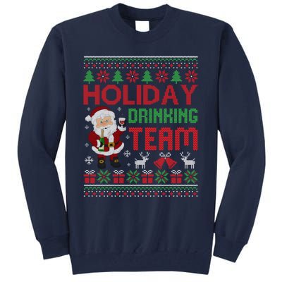 Ugly Christmas Holiday Drinking Team Gift Tall Sweatshirt