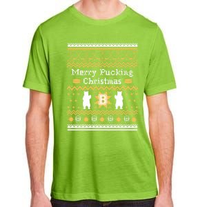 Ugly Christmas Hockey Boston Gift Adult ChromaSoft Performance T-Shirt