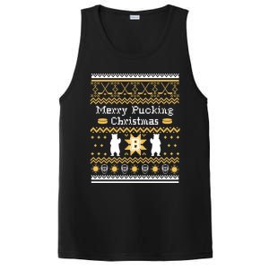 Ugly Christmas Hockey Boston Gift PosiCharge Competitor Tank