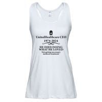 Unitedhealthcare Ceo He Died Doing What He Loved Brian Thompson Ladies Essential Flowy Tank