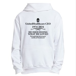 Unitedhealthcare Ceo He Died Doing What He Loved Brian Thompson Urban Pullover Hoodie