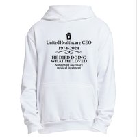 Unitedhealthcare Ceo He Died Doing What He Loved Brian Thompson Urban Pullover Hoodie