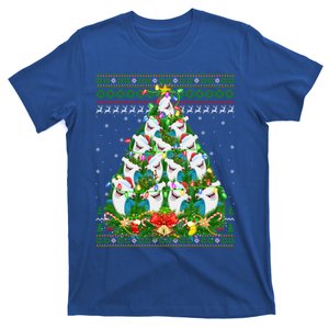 Ugly Christmas Hammerhead Shark Xmas Lighting Tree Shark T-Shirt