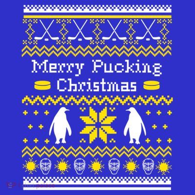 Ugly Christmas Hockey Pittsburgh Gift T-Shirt