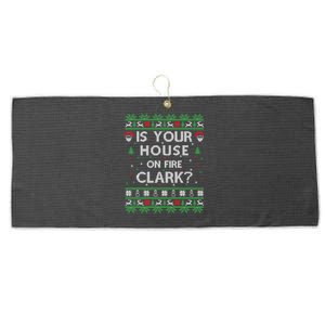 Ugly Christmas Holiday Gift Large Microfiber Waffle Golf Towel