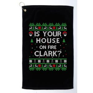 Ugly Christmas Holiday Gift Platinum Collection Golf Towel