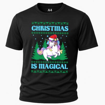 Unicorn Christmas Is Magical Ugly Style Gift Performance Shirt