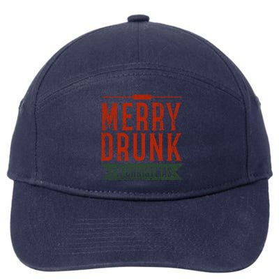 Ugly Christmas Ing Merry Drunk Im Christmas Gift 7-Panel Snapback Hat