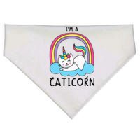 Unicorn Cat I'm a Caticorn Girl Unicorn Rainbow Lover USA-Made Doggie Bandana