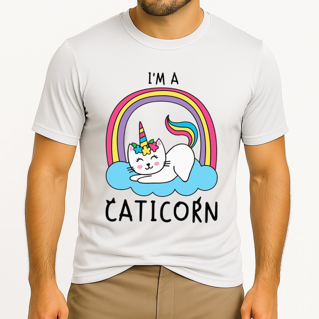 Unicorn Cat I'm a Caticorn Girl Unicorn Rainbow Lover Performance Shirt