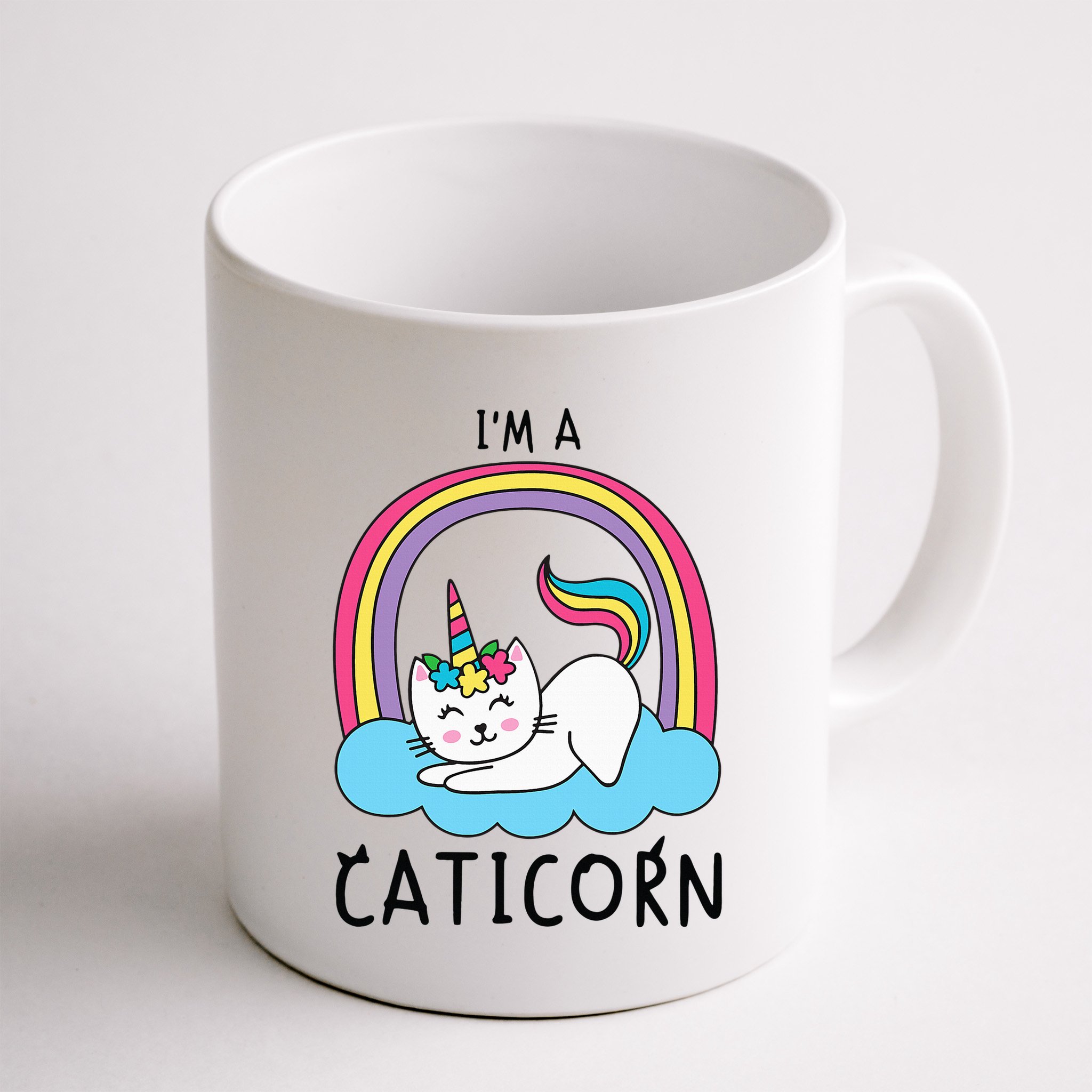 Unicorn Cat I'm a Caticorn Girl Unicorn Rainbow Lover Mug