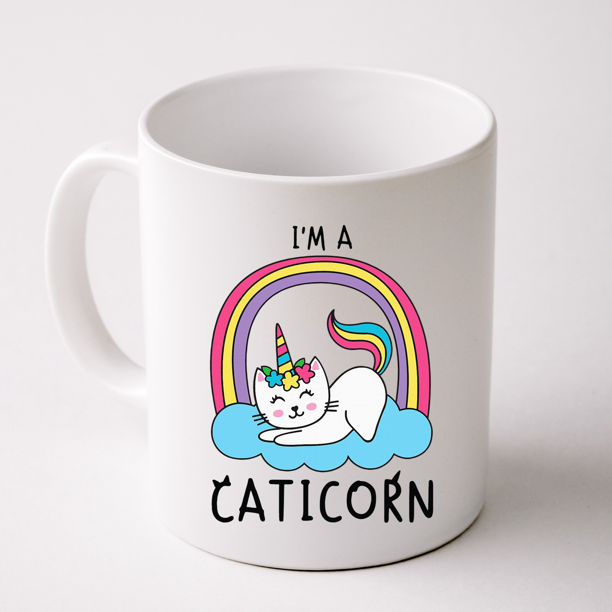 Unicorn Cat I'm a Caticorn Girl Unicorn Rainbow Lover Mug